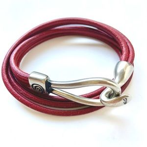 NRG Leather Wrap Bracelet HANDMADE in London 🇬🇧